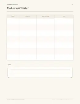 Page 19 — Medications Tracker