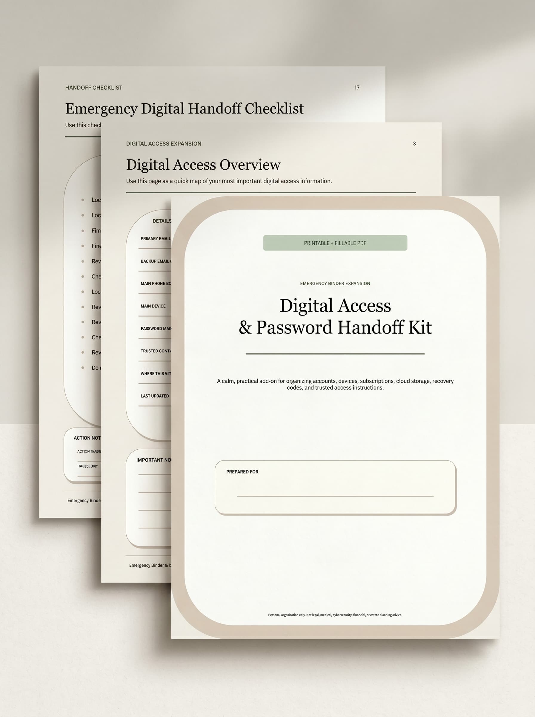 Digital Access Kit premium mockup