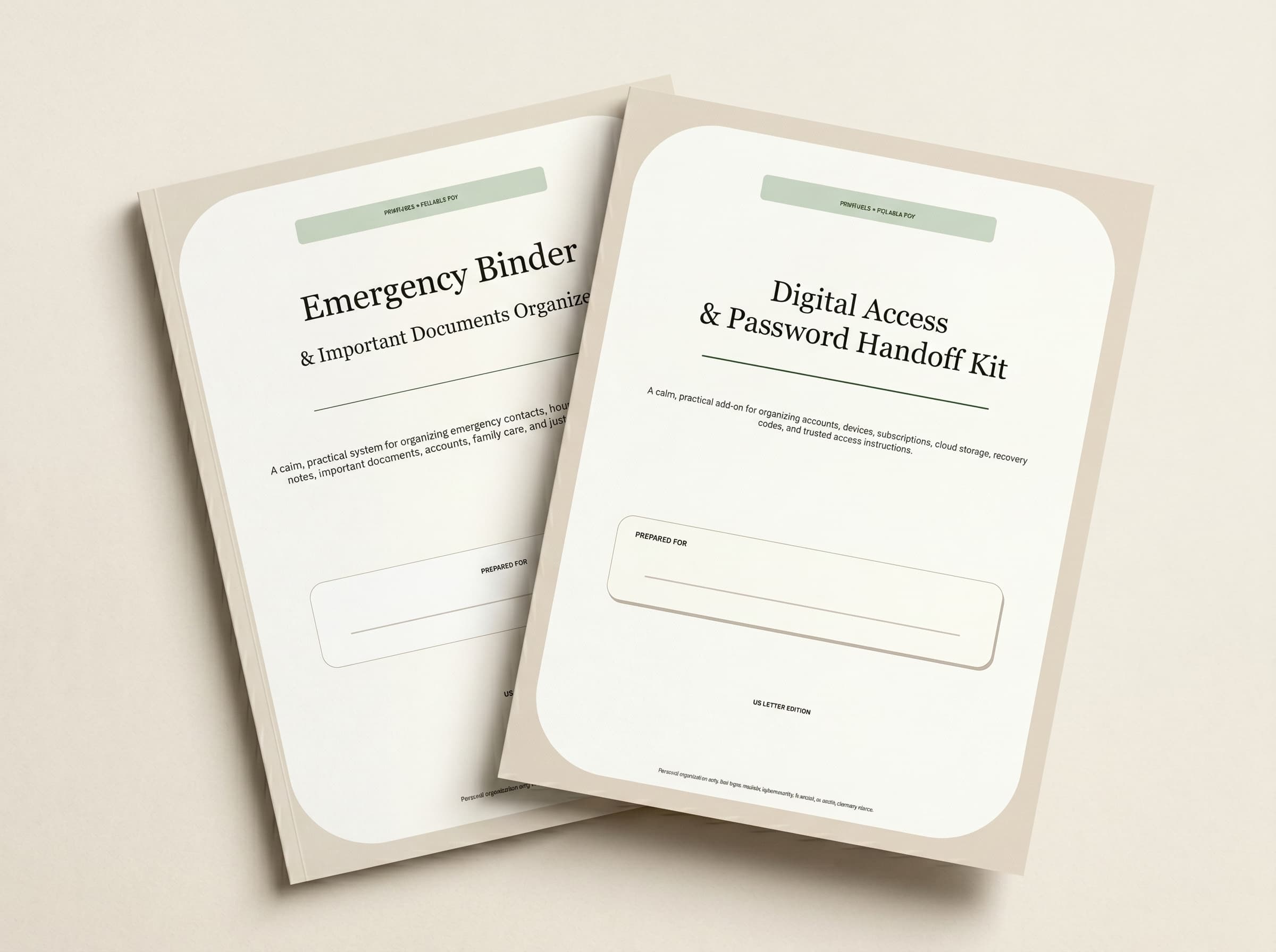 Emergency Binder Bundle preview